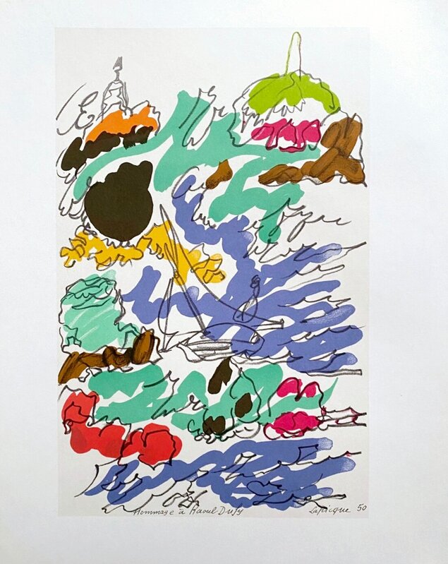 Hommage à Raoul Dufy de Charles Lapicque, 1965