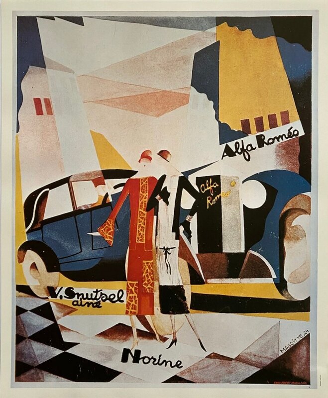 Alfa Romeo, 1924 de René Magritte, vers 1990