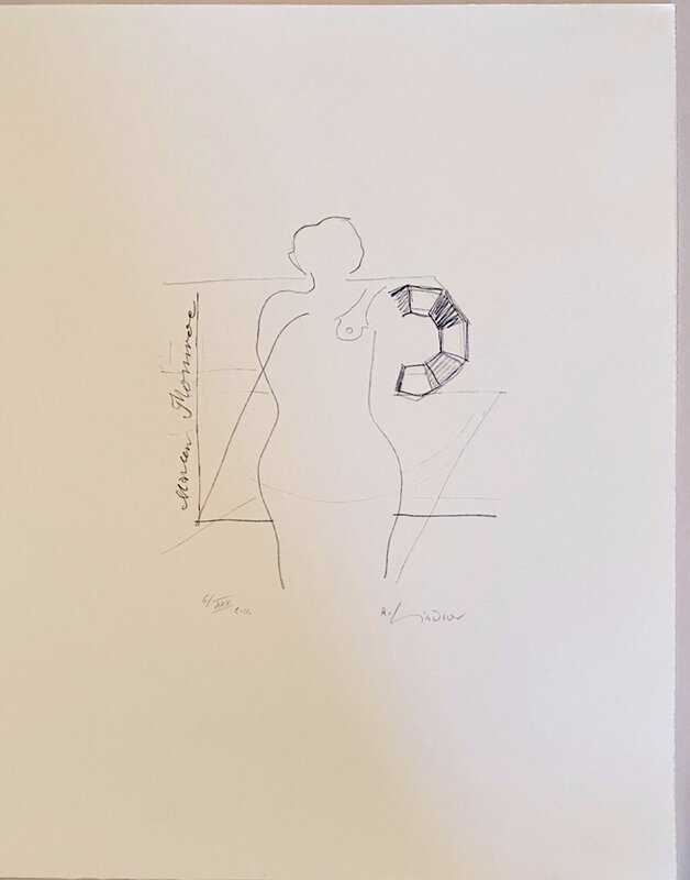 Marilyn was here by Richard Lindner, 1970