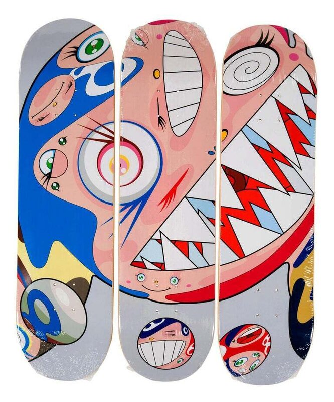 Flying Dob Skateboard Set de Takashi Murakami, 2018