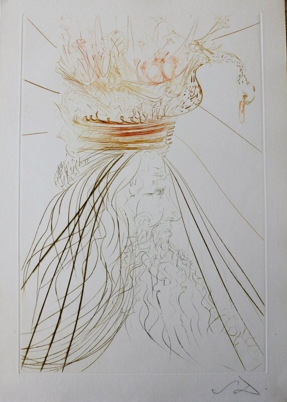 Tristan and Iseult : King Marc de Salvador Dalí, 1970