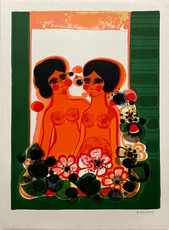 Au balcon de Frédéric Menguy, 1975