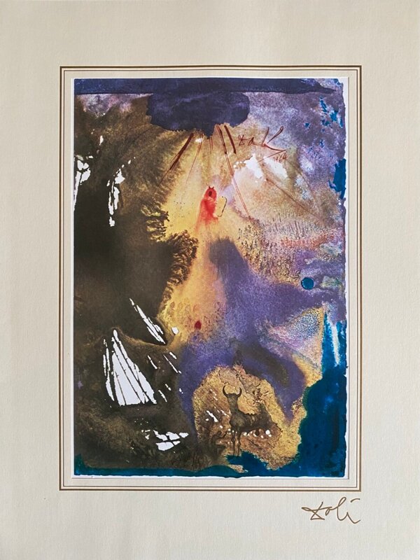 Moses descends from Mount Sinai (Exodus 32:7-8) de Salvador Dalí, 1985