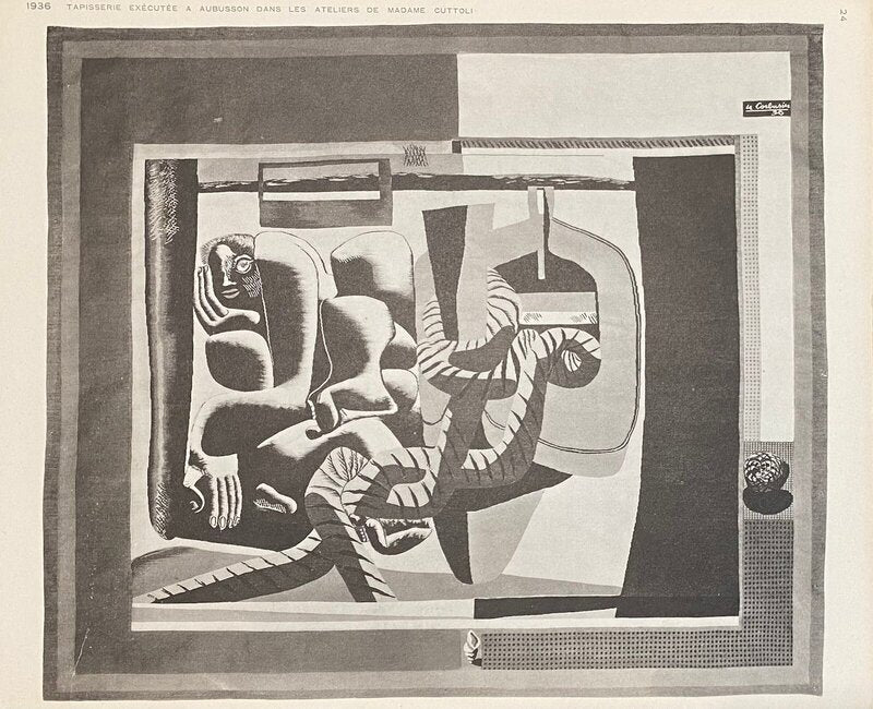 Femme et Serpent de Le Corbusier, 1938