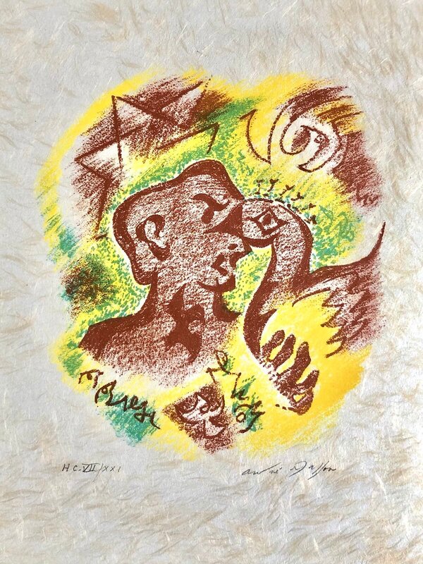 Une étoile de craie d'André Masson, 1973