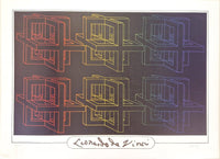 Leonardo da Vinci de Lucio del Pezzo, vers 1970