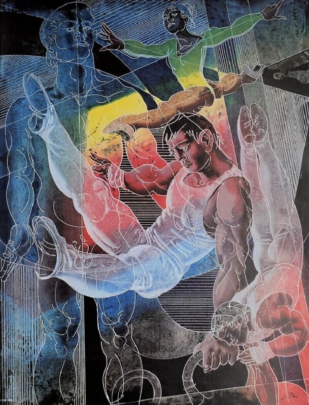 Gymnastics de Hans Erni, 1983