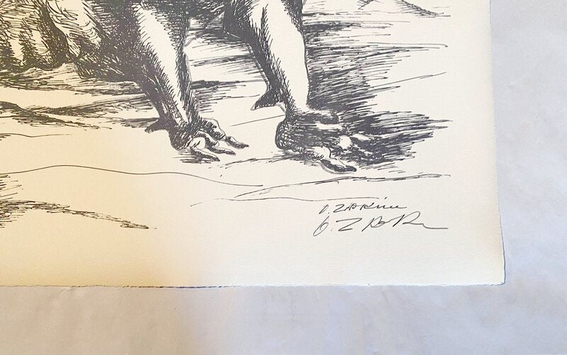 The Labours of Hercule - The dog of Geryon d'Ossip Zadkine, 1960 (vue 3)