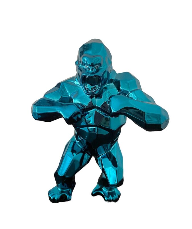 Kong Spirit (Blue Edition) by Richard Orlinski, 2019 (view 2)