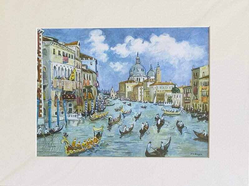 Régates à Venise d'Yves Brayer, 2016