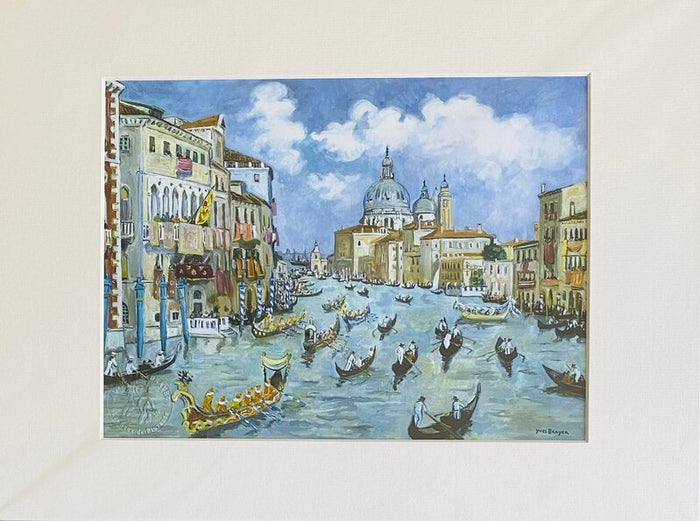 Régates à Venise by Yves Brayer, 2016