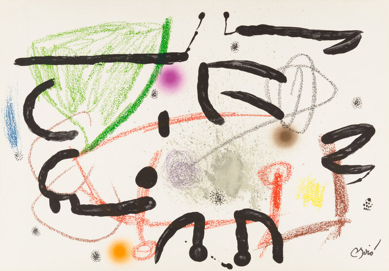 Maravillas con Variaciones Acrósticas 15 de Joan Miró, 1975