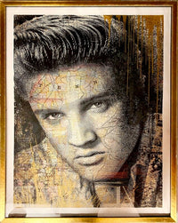 King of Rock (Gold Edition) de Mr. Brainwash, 2017