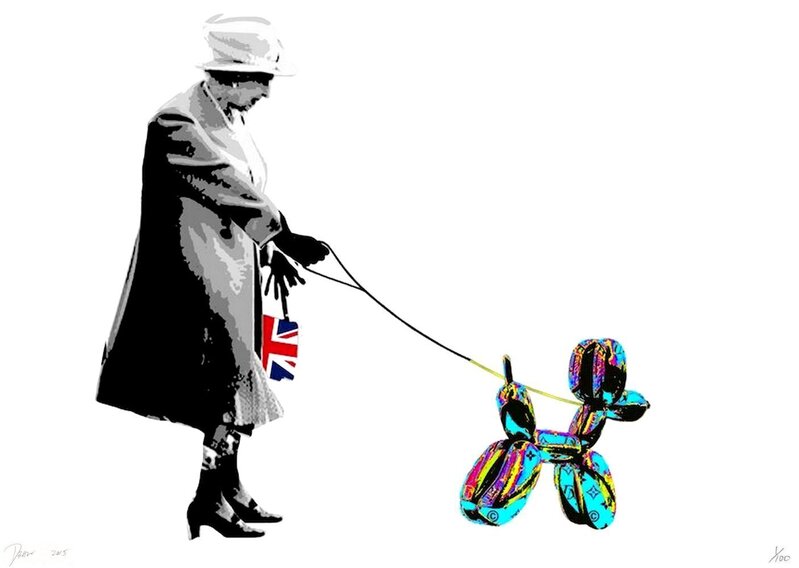 Queen Dog Pop Blue by Death NYC, 2015