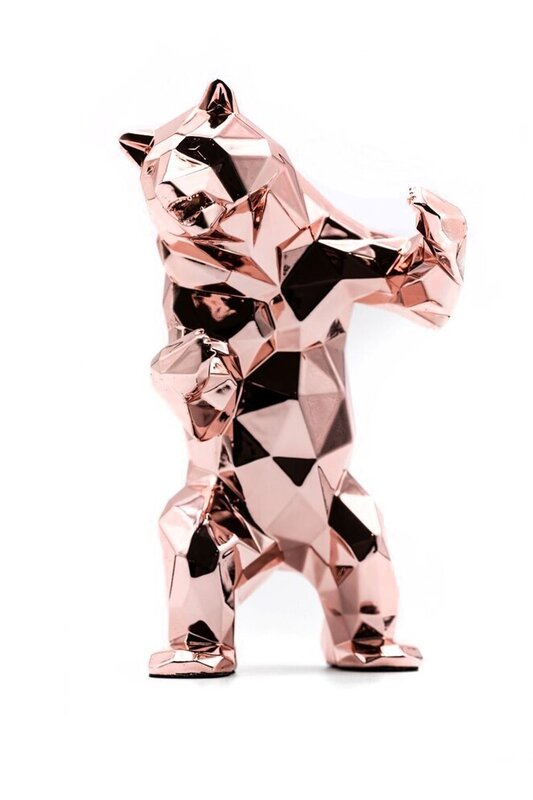 Bear Spirit (Gold Pink Edition) de Richard Orlinski, 2022