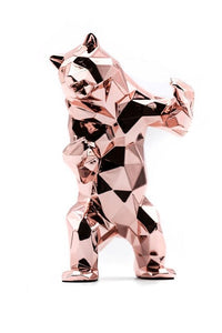 Bear Spirit (Gold Pink Edition) de Richard Orlinski, 2022