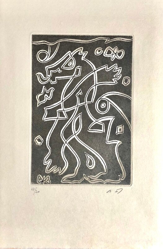 Ô mésange, ô peut-être d'André Masson, 1975