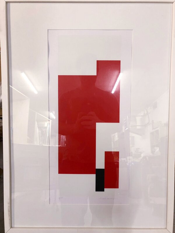 Composition géométrique by Jo Niemeyer, c. 1980