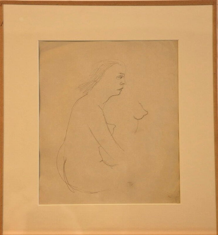 Femme de profil de Pierre Tal-Coat, vers 1920
