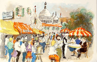 Montmartre: Place du Tertre et Sacré-Cœur d'Urbain Huchet, 1960