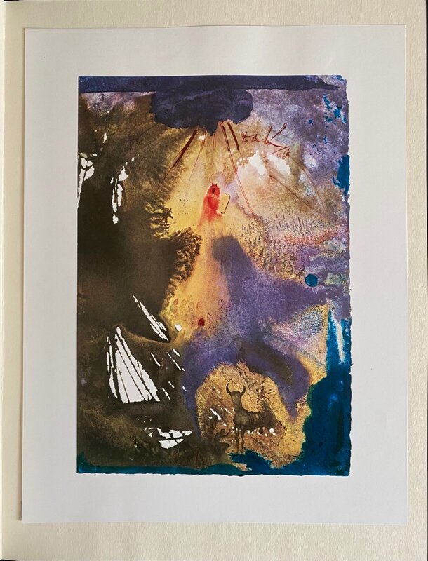 Moses descends from Mount Sinai (Exodus 32:7-8) de Salvador Dalí, 1985 (vue 2)