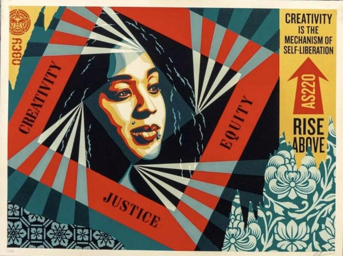 Creativity, Equity, Justice de Shepard Fairey, 2019