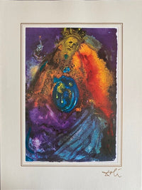 The admonition of King Koholeth (Kohelet 1:2-3, 13-14) de Salvador Dalí, 1985