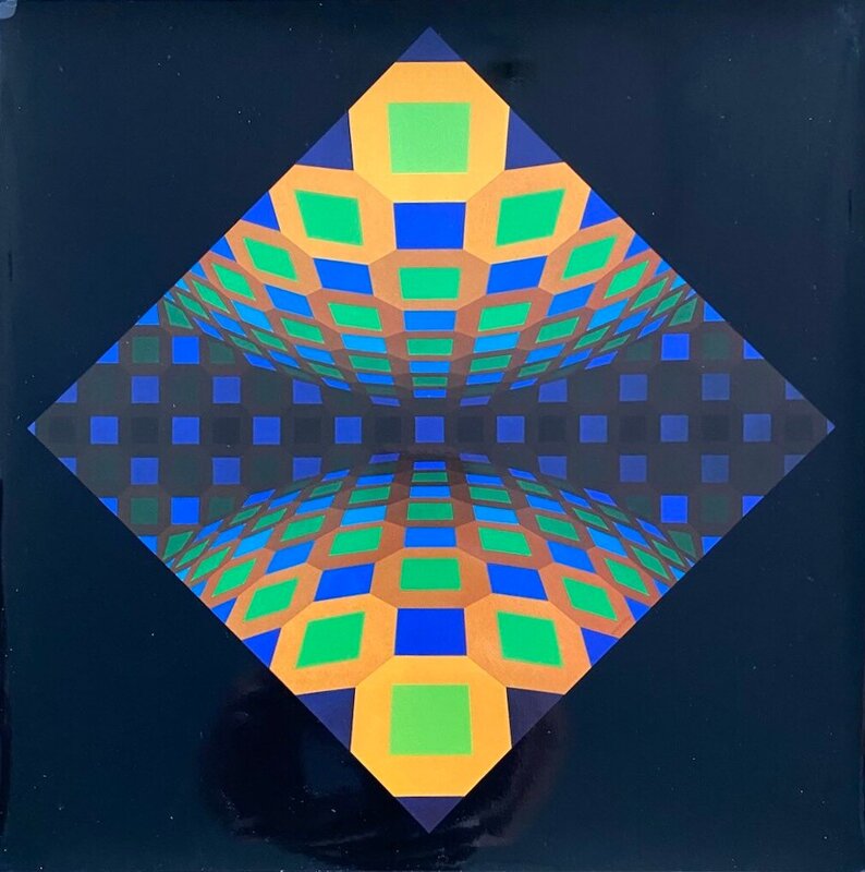 Ondocto-Re by Victor Vasarely, 1975