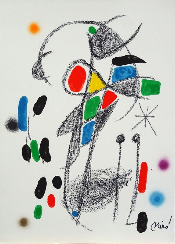 Maravillas con Variaciones Acrósticas 18 de Joan Miró, 1975