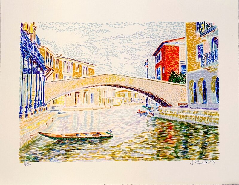 Port Grimaud by Serge Mendjisky, 1969