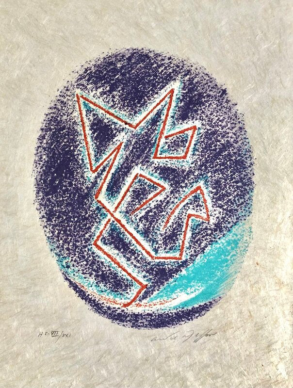 Une étoile de craie d'André Masson, 1973