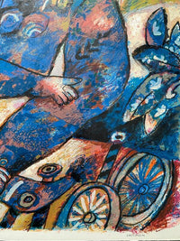 Le cheval qui faisait rire l'enfant de Theo Tobiasse, 1992 (vue 2)