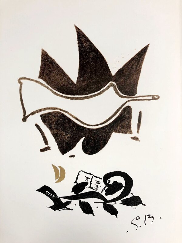 Composition by Georges Braque, 1956