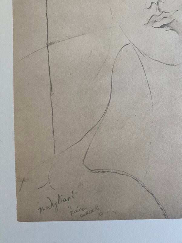 Studio di donna con dedica by Amedeo Modigliani, 1918 (view 2)