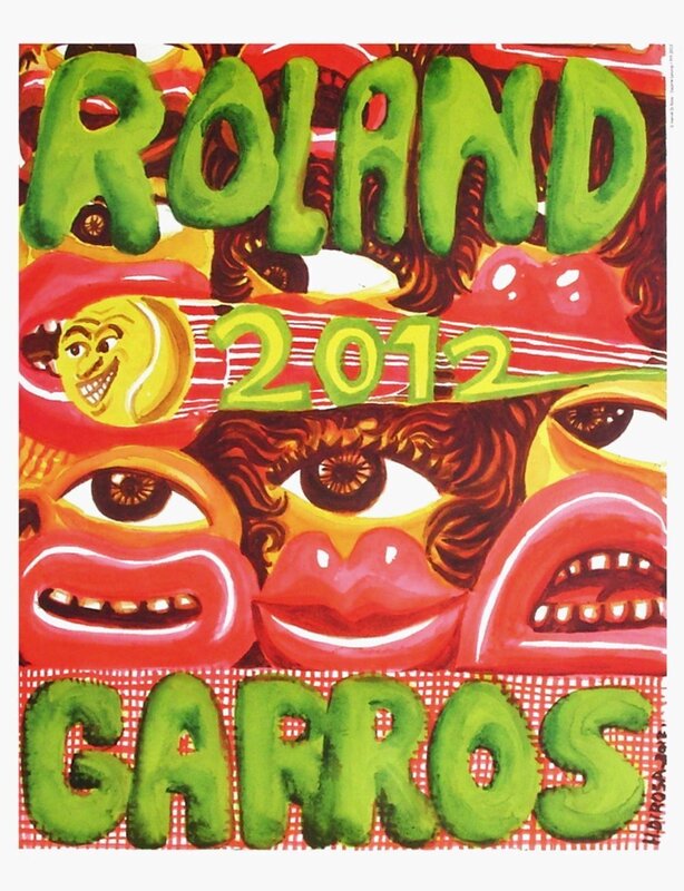 Roland-Garros Official Poster de Hervé Di Rosa, 2012