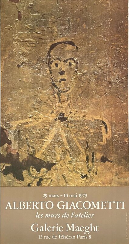 Les murs de l’atelier d'Alberto Giacometti, 1979