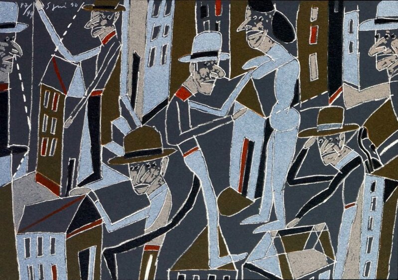 Le froid bleu des contre nuits 3 d'Antonio Seguí, 1990