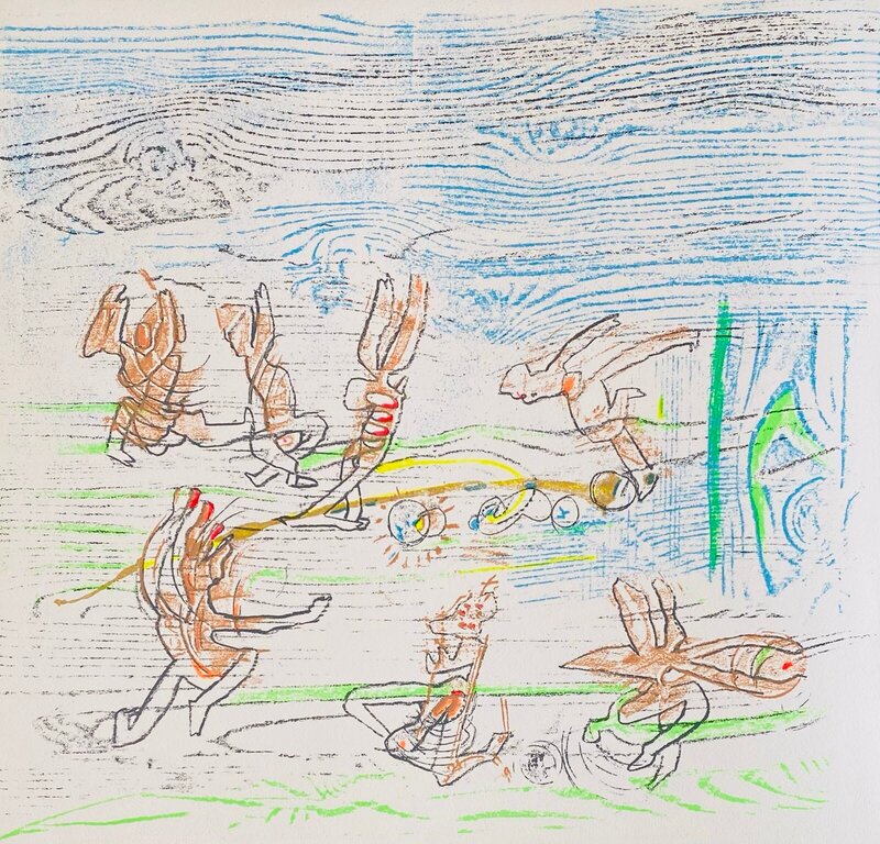 Musik-Foot by Roberto Matta, 1990
