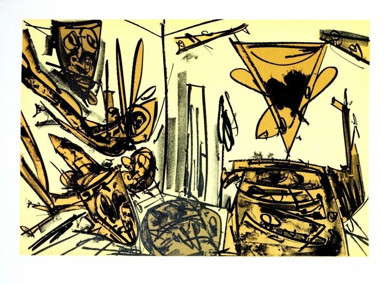 Kafka - Tagebücher VI d'Antonio Saura, 1988