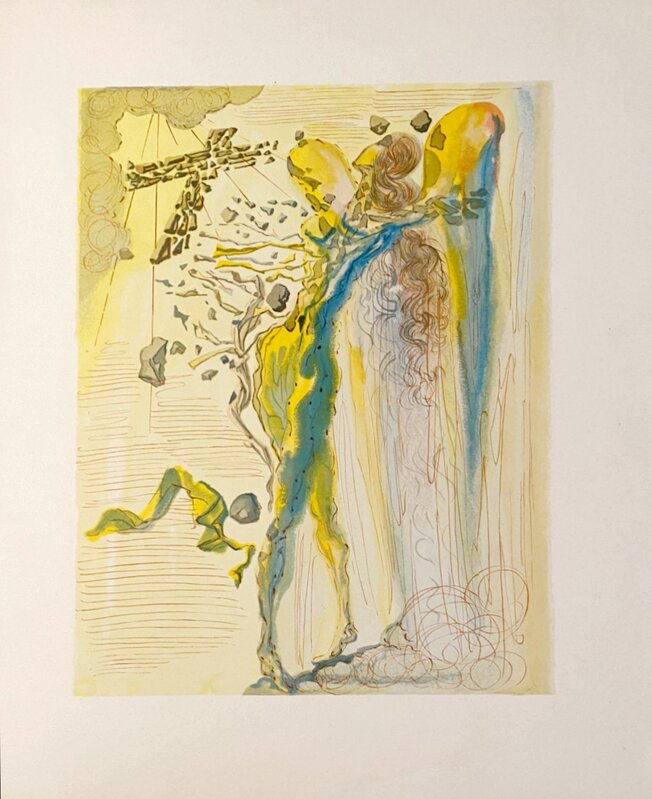 La Divine Comédie - Paradis 12 - L'éclat des corps glorieux by Salvador Dalí, 1963