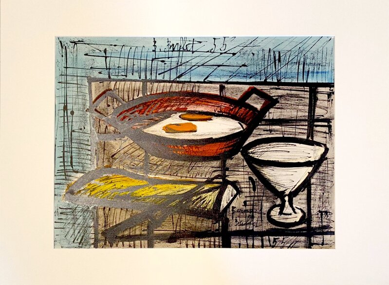 Nature morte aux œufs by Bernard Buffet, 1955