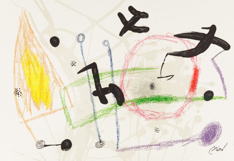 Maravillas con Variaciones Acrósticas 5 de Joan Miró, 1975