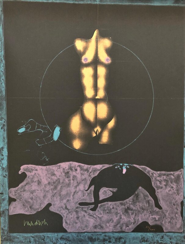 Ein Boses Tier de Paul Wunderlich, 1971