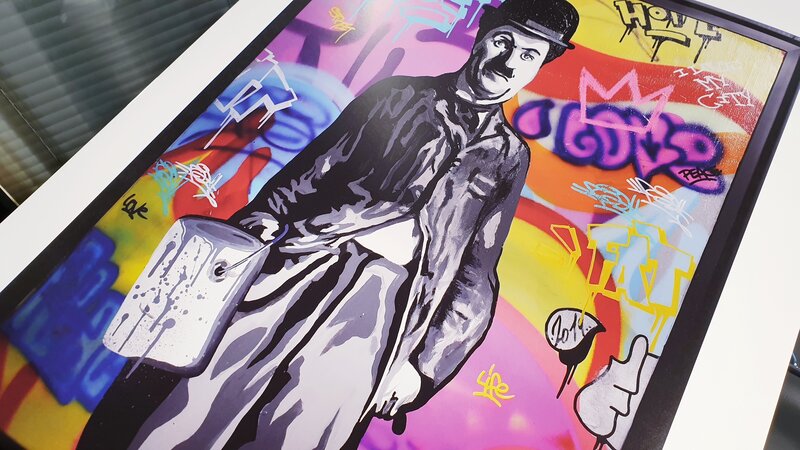 Charlie Chaplin II Print de FAT, 2019 (vue 3)