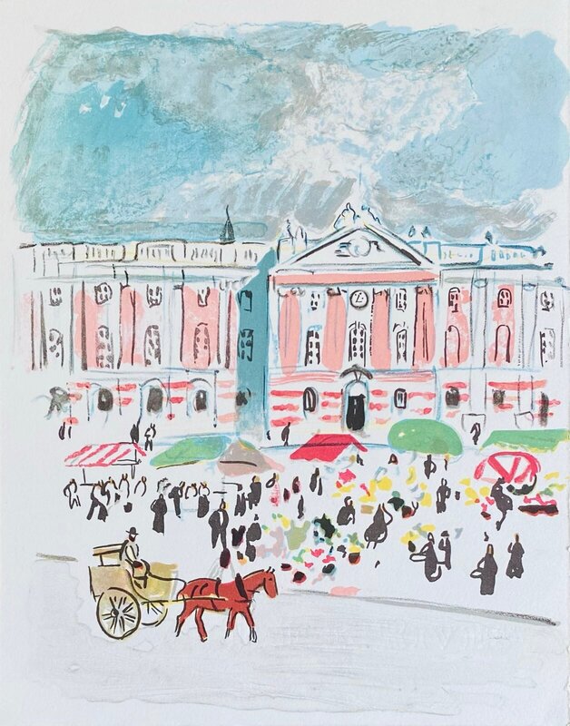 Mémoires d'un naïf : Marché du Capitole by Yves Brayer, 1967