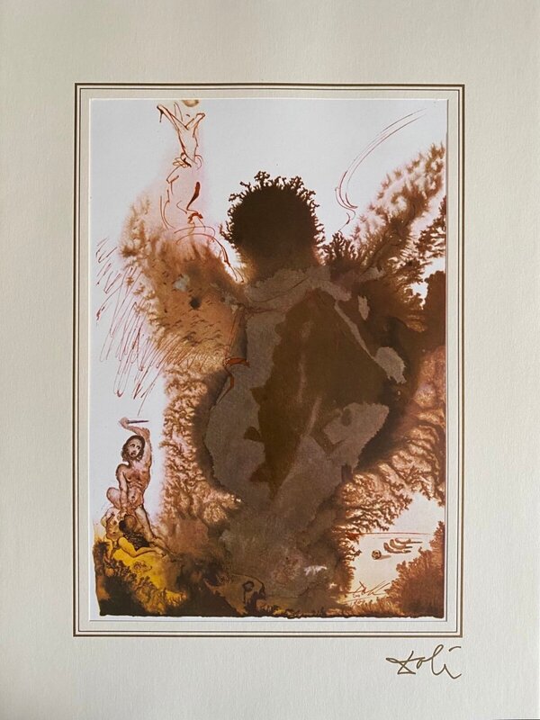 The sacrifice of Isaac (Genesis 22:9-13) de Salvador Dalí, 1985