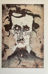 Portrait d'Edgar Poe de Horst Janssen, 1990