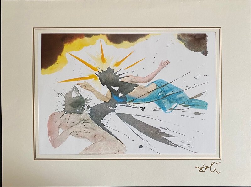The death of Jesus (Matthew 27:50-53) by Salvador Dalí, 1985