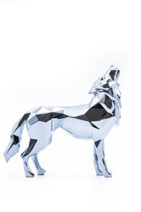 Wolf Spirit (Pearl Grey Edition) by Richard Orlinski, 2022 (view 4)