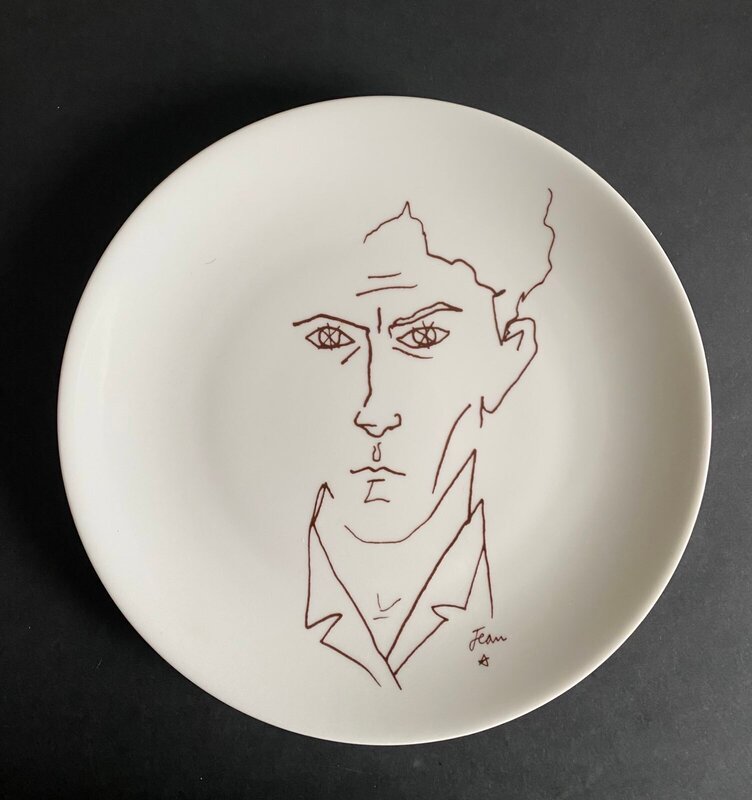 Autoportrait de Jean Cocteau, vers 1970